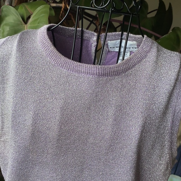 lavender glitter top size small - Picture 8 of 8